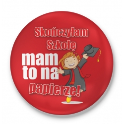 Otwieracz Skończyłam szkołę